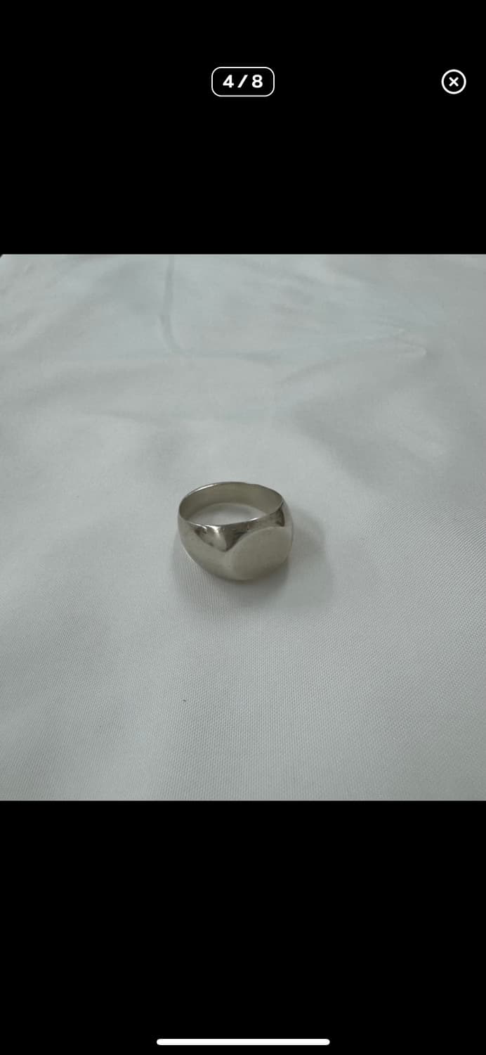 jil sander 925 silver ring (m) 상품이미지4