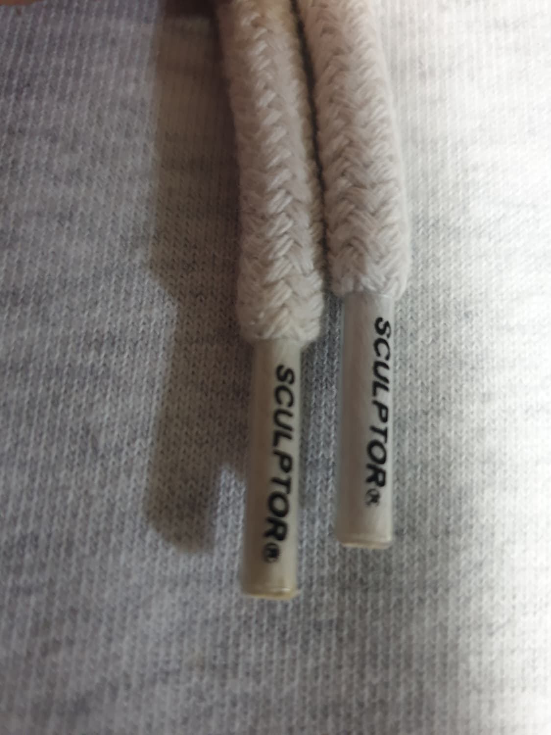 스컬프터 심볼 벨벳로고 세미크롭 오버 후드티 멜란지 (S) 상품이미지6