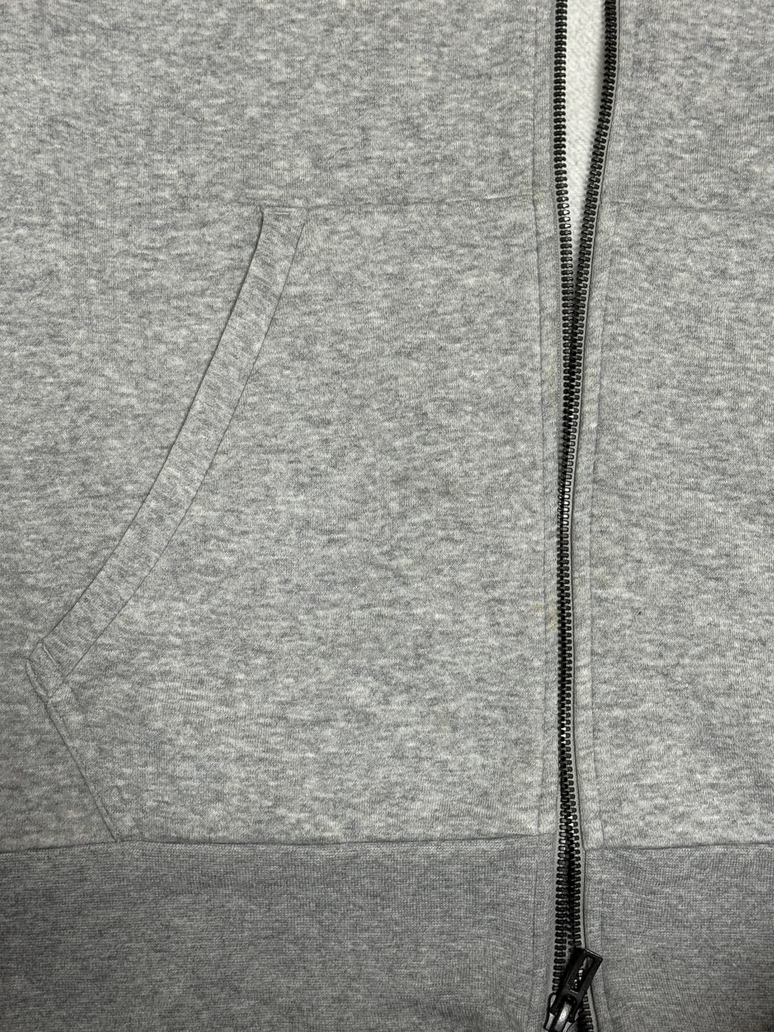 아디다스 회색 3선 후드 집업 M 상품이미지2