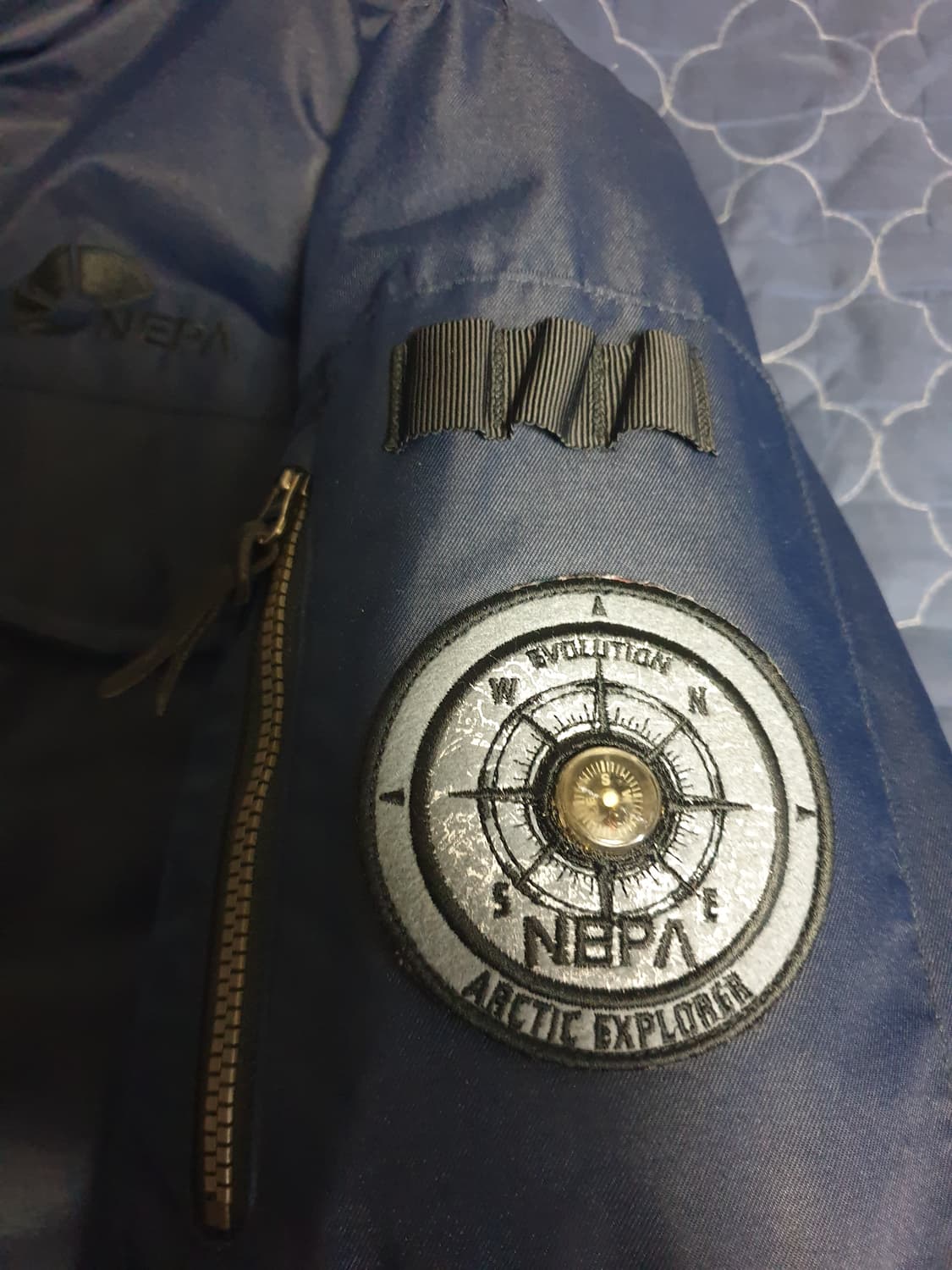 (해외제작) 네파 에볼루션 유틸리티 빅포켓 다운 파카 네이비 (110) 상품이미지3