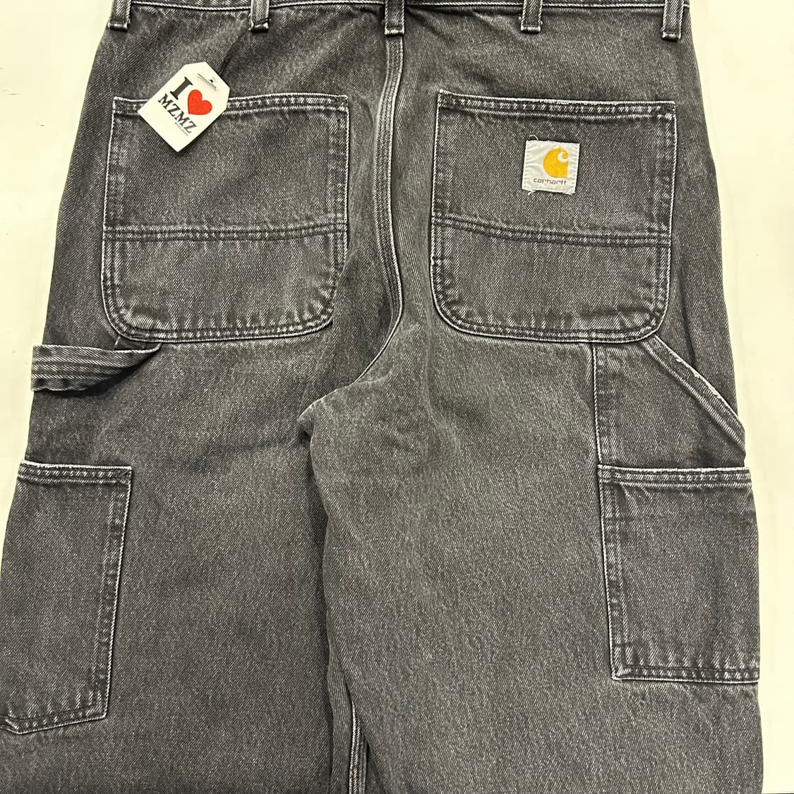 [32] 칼하트 더블니 블랙 워크 팬츠 상품이미지5