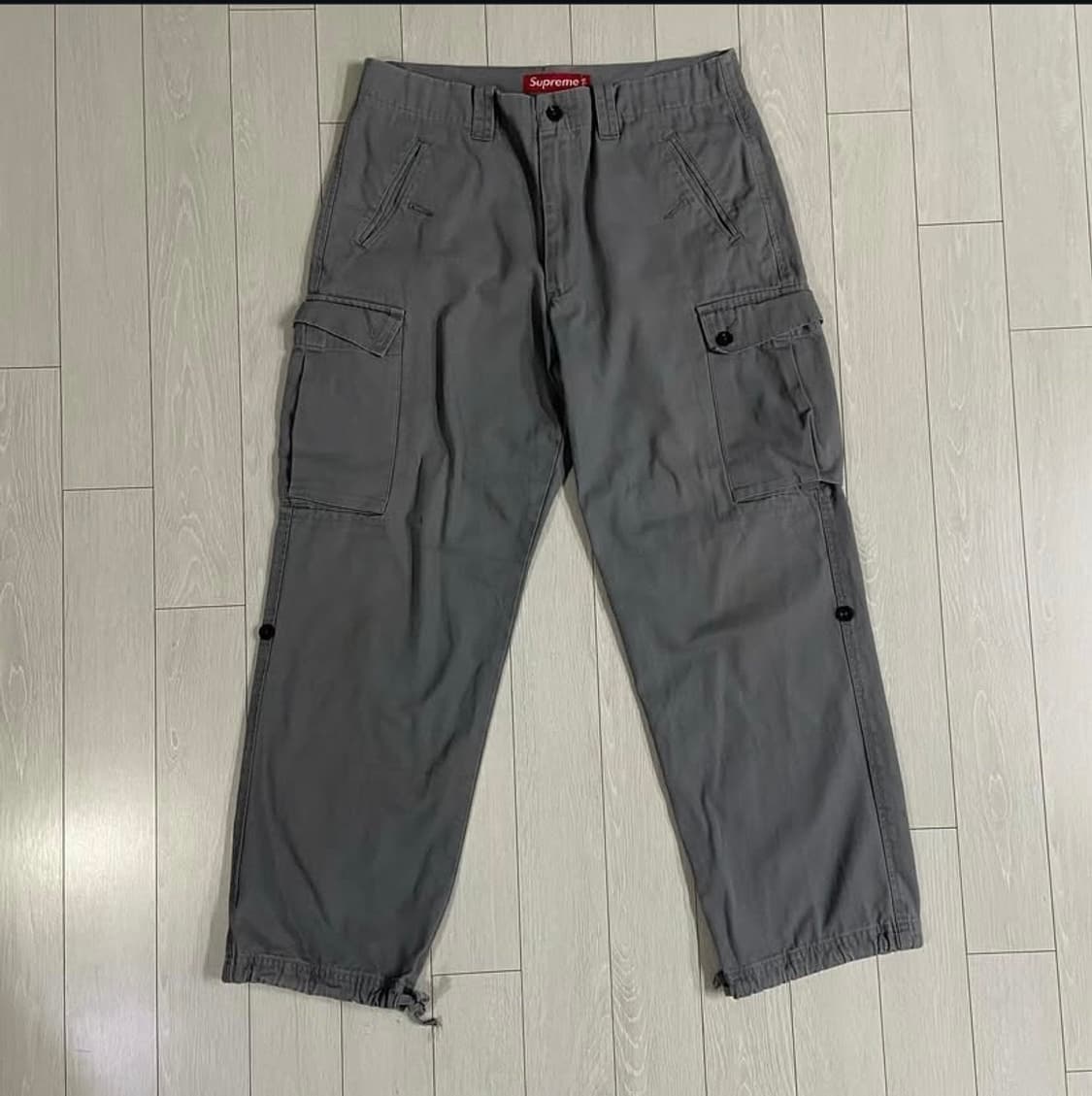 [34] 02 올드 슈프림 헤링본 카고 팬츠 상품이미지1