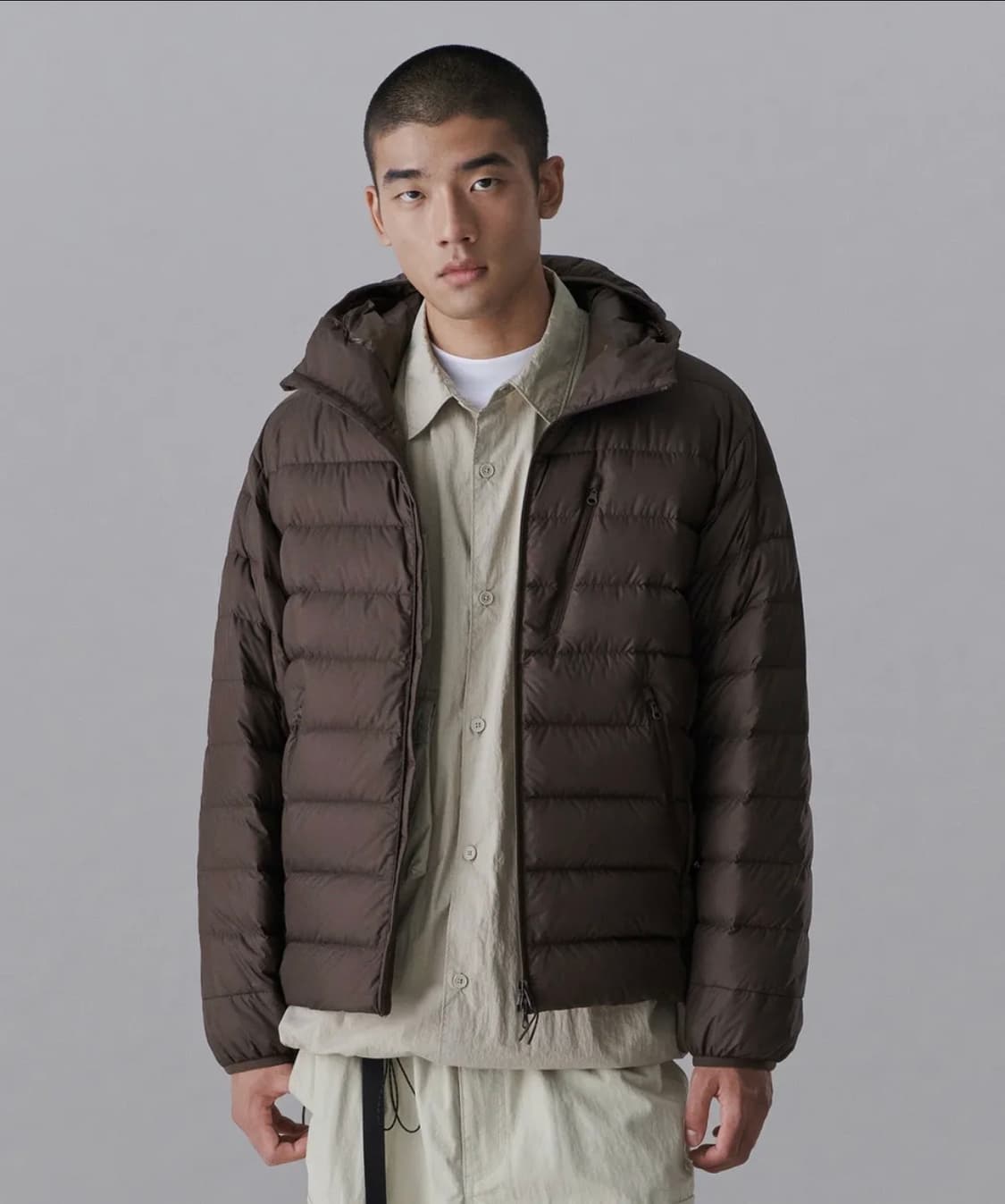 무탠다드 경량패딩 무신사 스탠다드 시티레저 경량패딩 브라운 상품이미지1