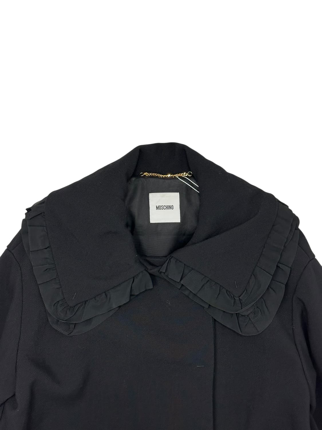 모스키노 빅 카라 더블 코트 상품이미지2