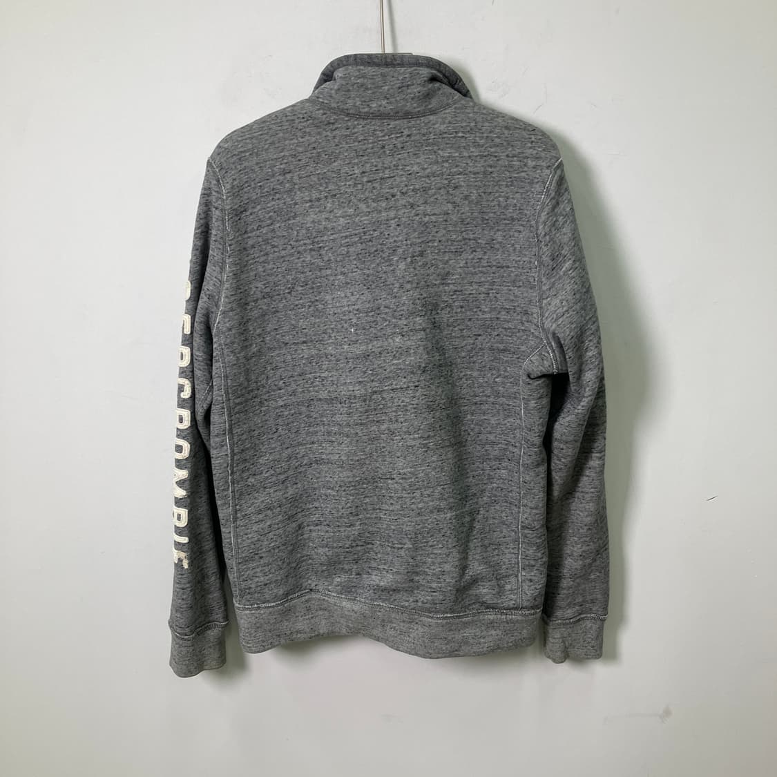 아베크롬비 팔 레터링 양털 집업 자켓 상품이미지2