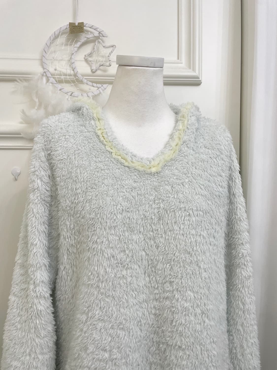 mint lace point hoodie top&basic cozy lo 상품이미지7