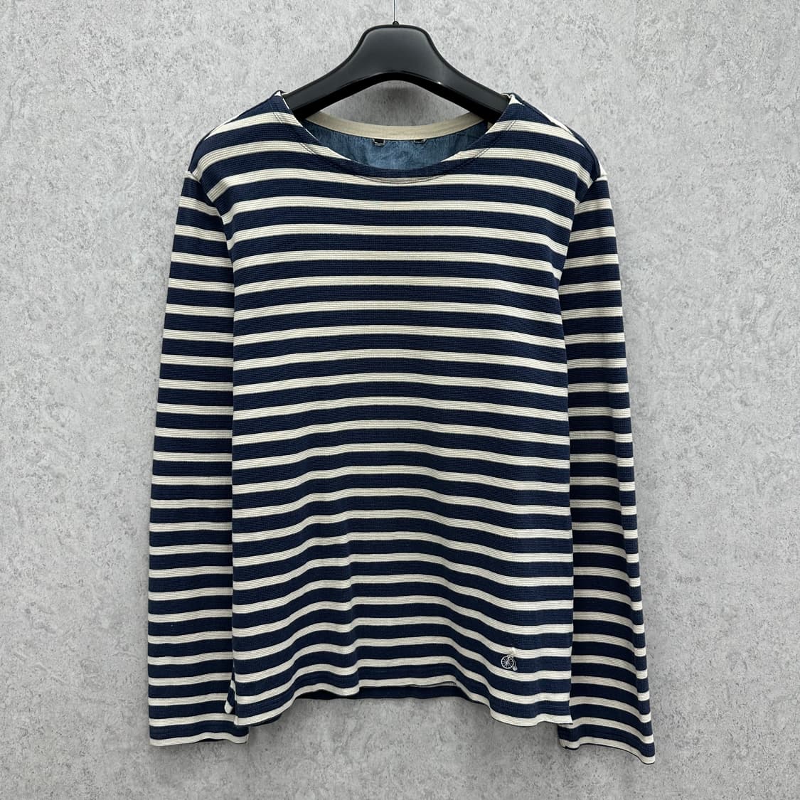 100 빈폴 남자 스트라이프 롱슬리브 긴팔 티셔츠 상품이미지1