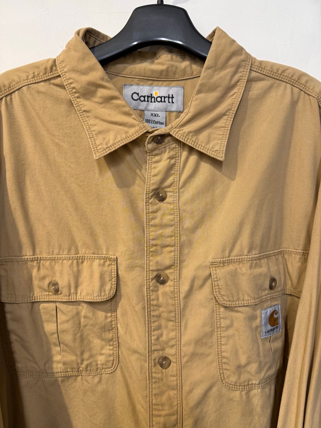 칼하트 베이지 긴팔셔츠 상품이미지2