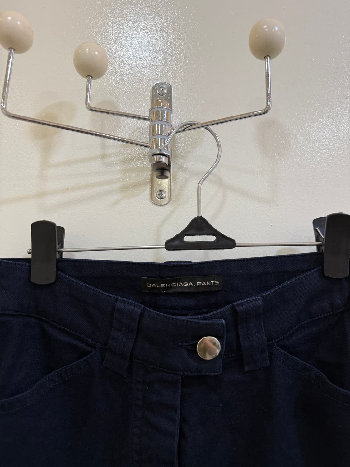 발렌시아가 네이비 코튼 팬츠(정품) 상품이미지2
