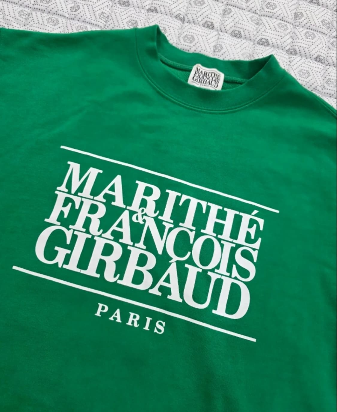 마리떼 프랑소와 저버 맨투맨 그린 100 상품이미지4