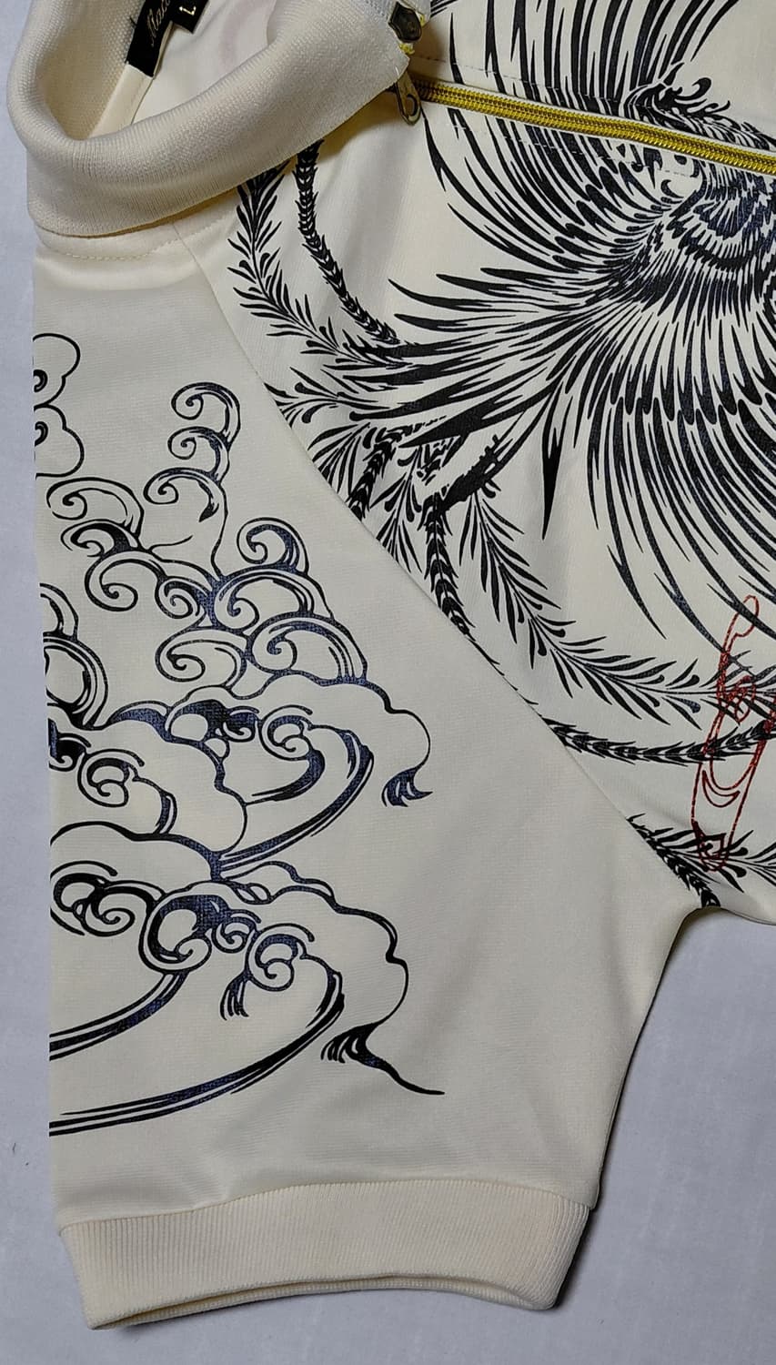 [L/100] Macalester 프린트 반팔 집업 - 스카잔 감성 상품이미지5