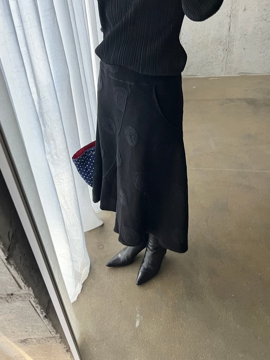 Sensounico 센소유니코 빅 도트 스커트  상품이미지2