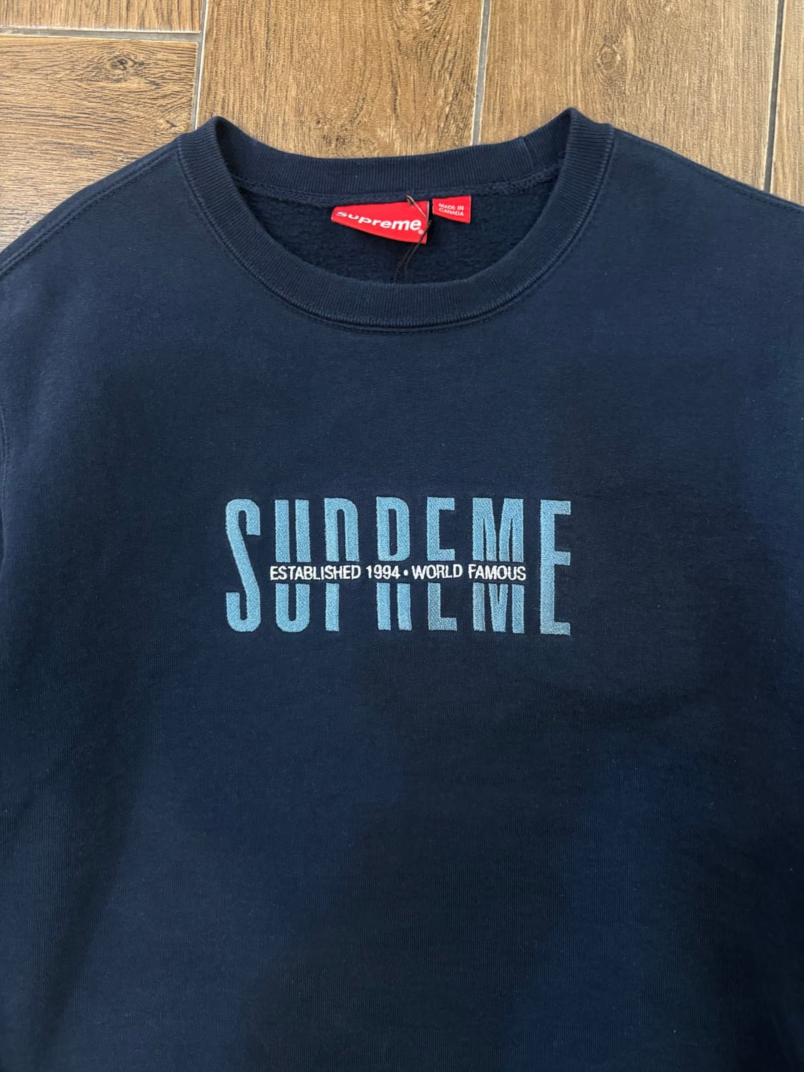 Supreme World Famous Crewneck - 18Fw 상품이미지8