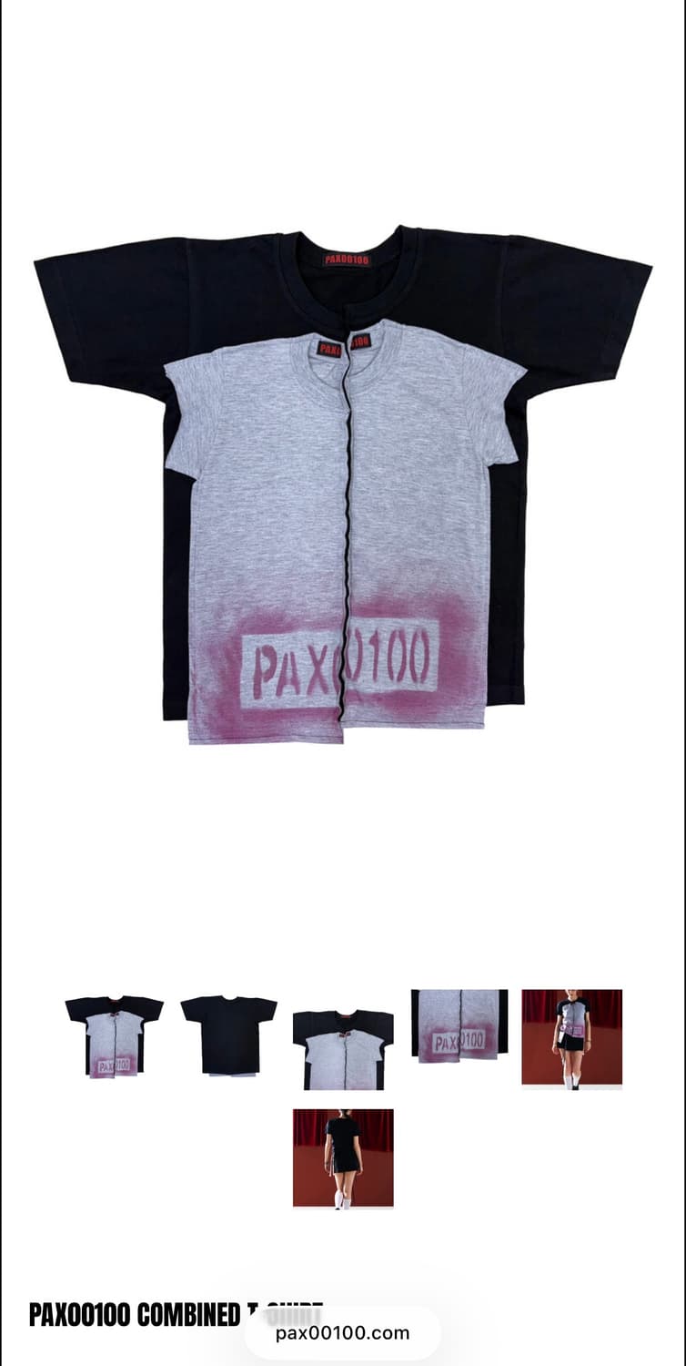 PAX00100 COMBINED T-SHIRT 상품이미지1