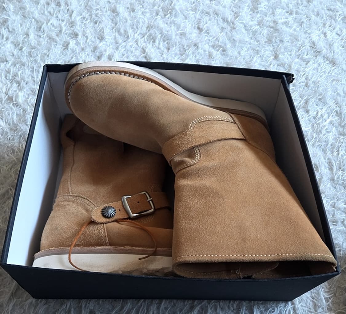 (290-295mm) 컬러콜라 플라워 코인 부츠 엔지니어 부츠 상품이미지7