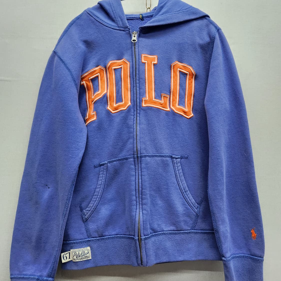 폴로랄프로렌 빅로고 자수 후드집업 M 상품이미지2