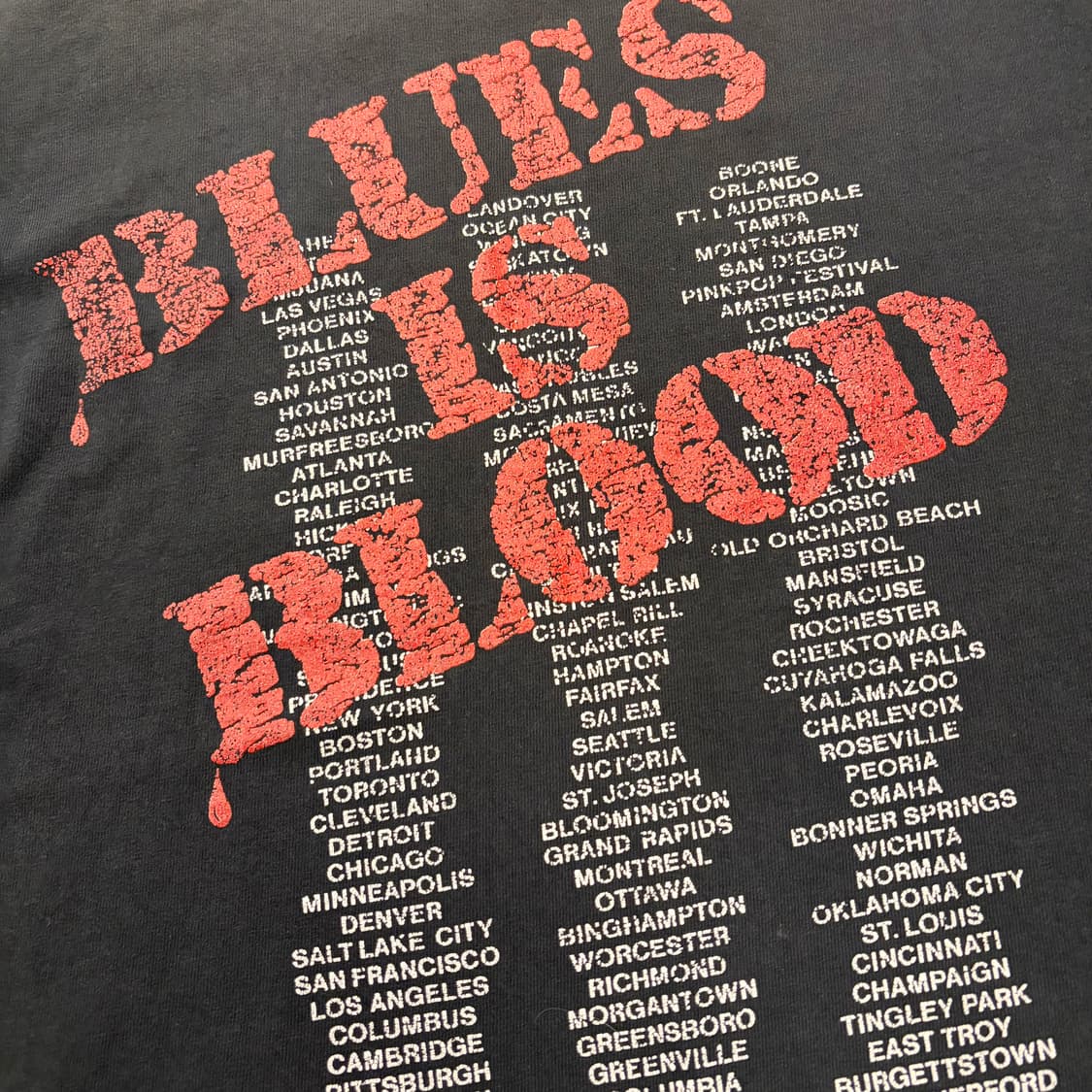 [XL] 90s 마이클 더 블랙 크로우즈 빈티지 반팔 티셔츠 D758 상품이미지9