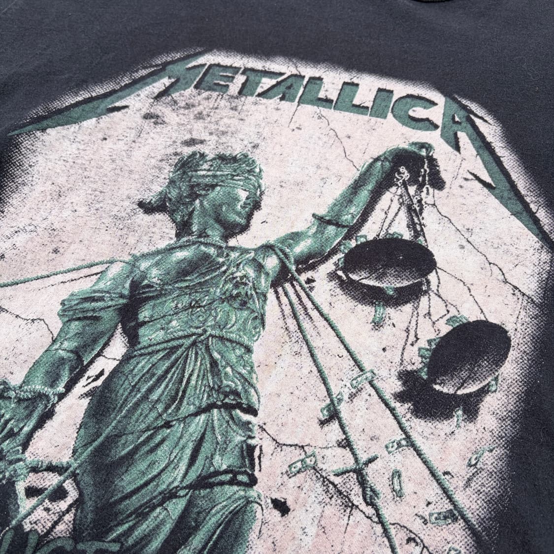 메탈리카 ...And Justice for All 앨범커버 오피셜 반팔티 상품이미지5