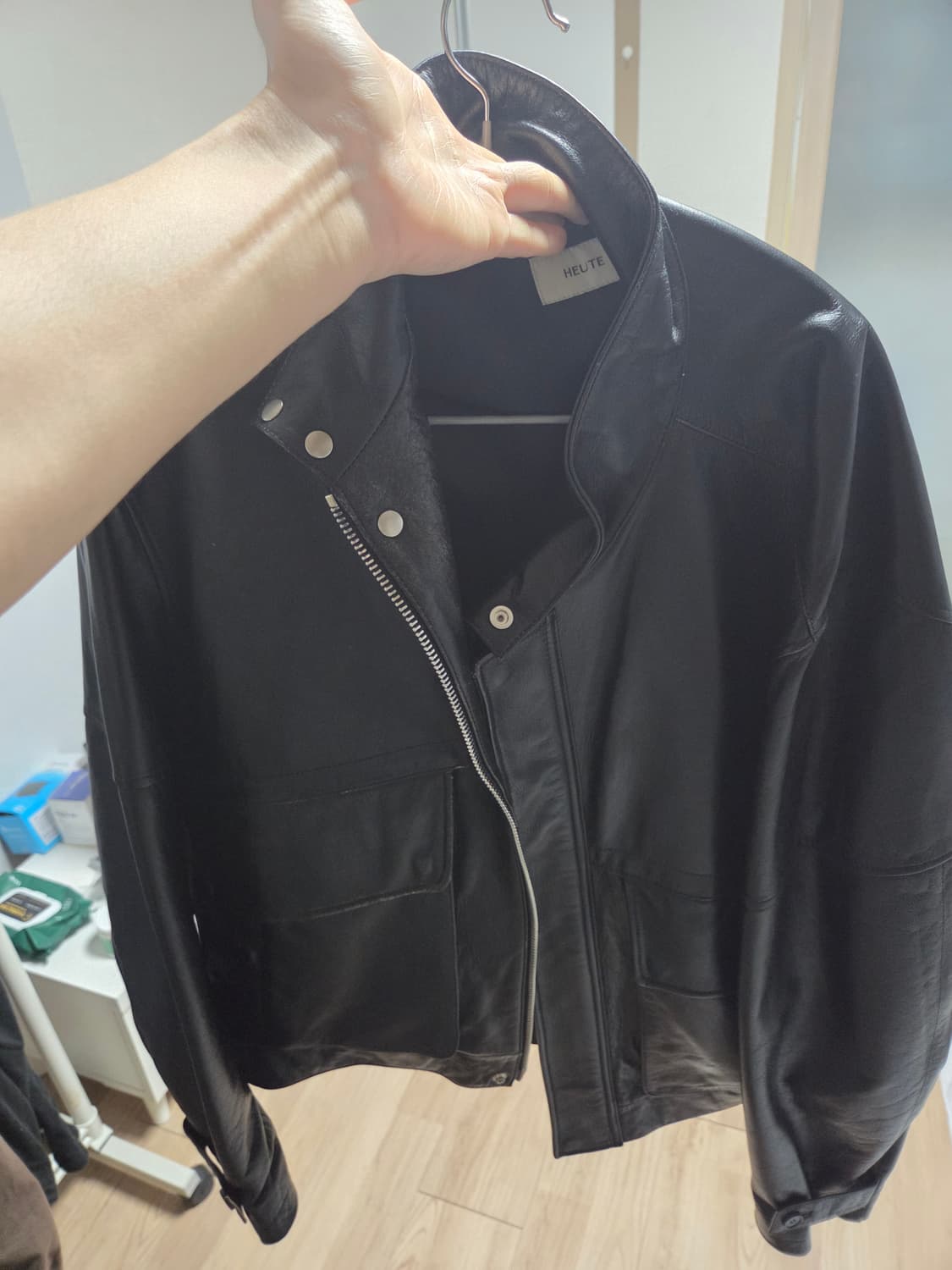 호이테 리얼래더 퍼티그 그죽자켓 상품이미지2