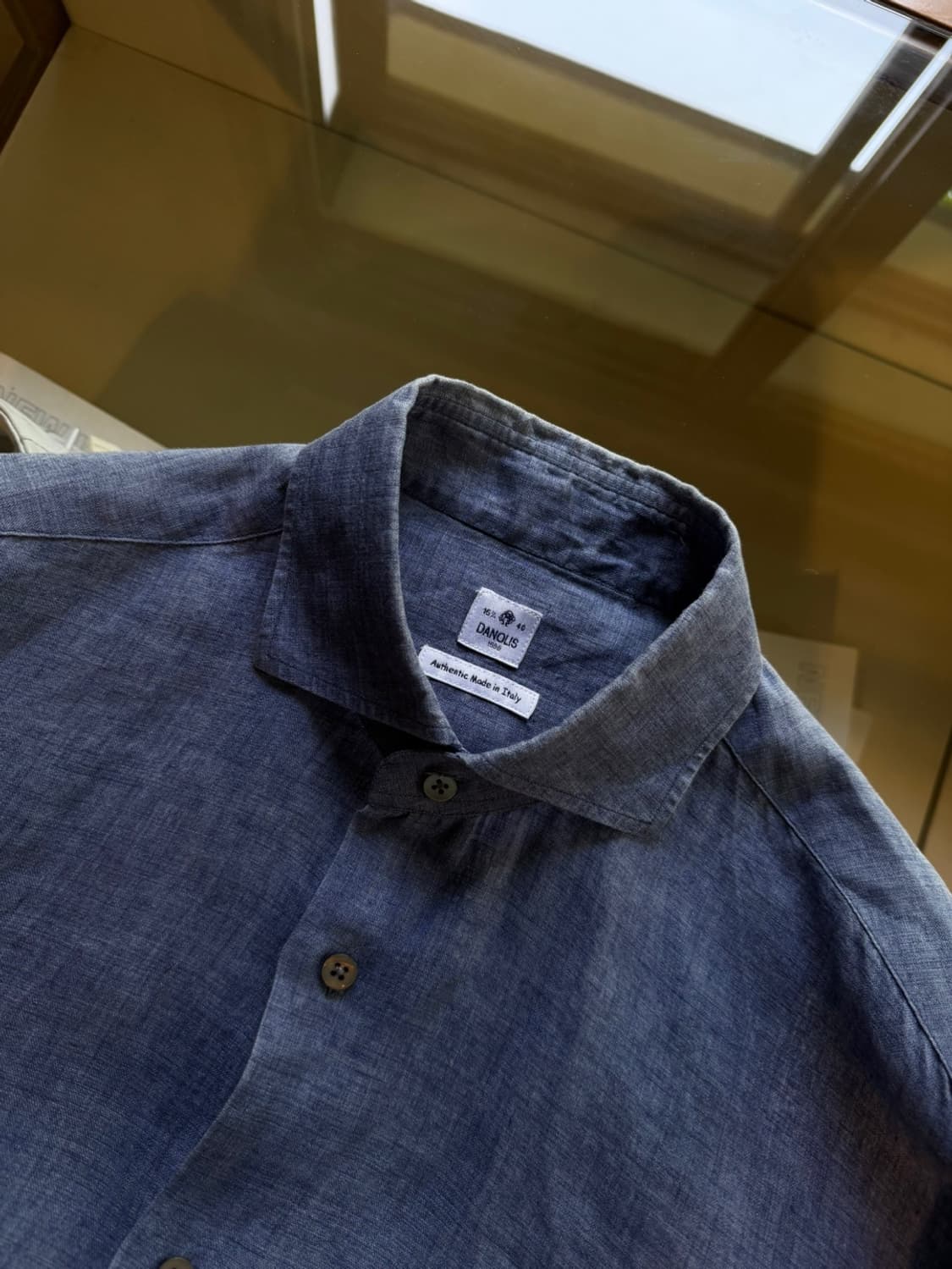 DANOLIS 리넨 셔츠 100 상품이미지10