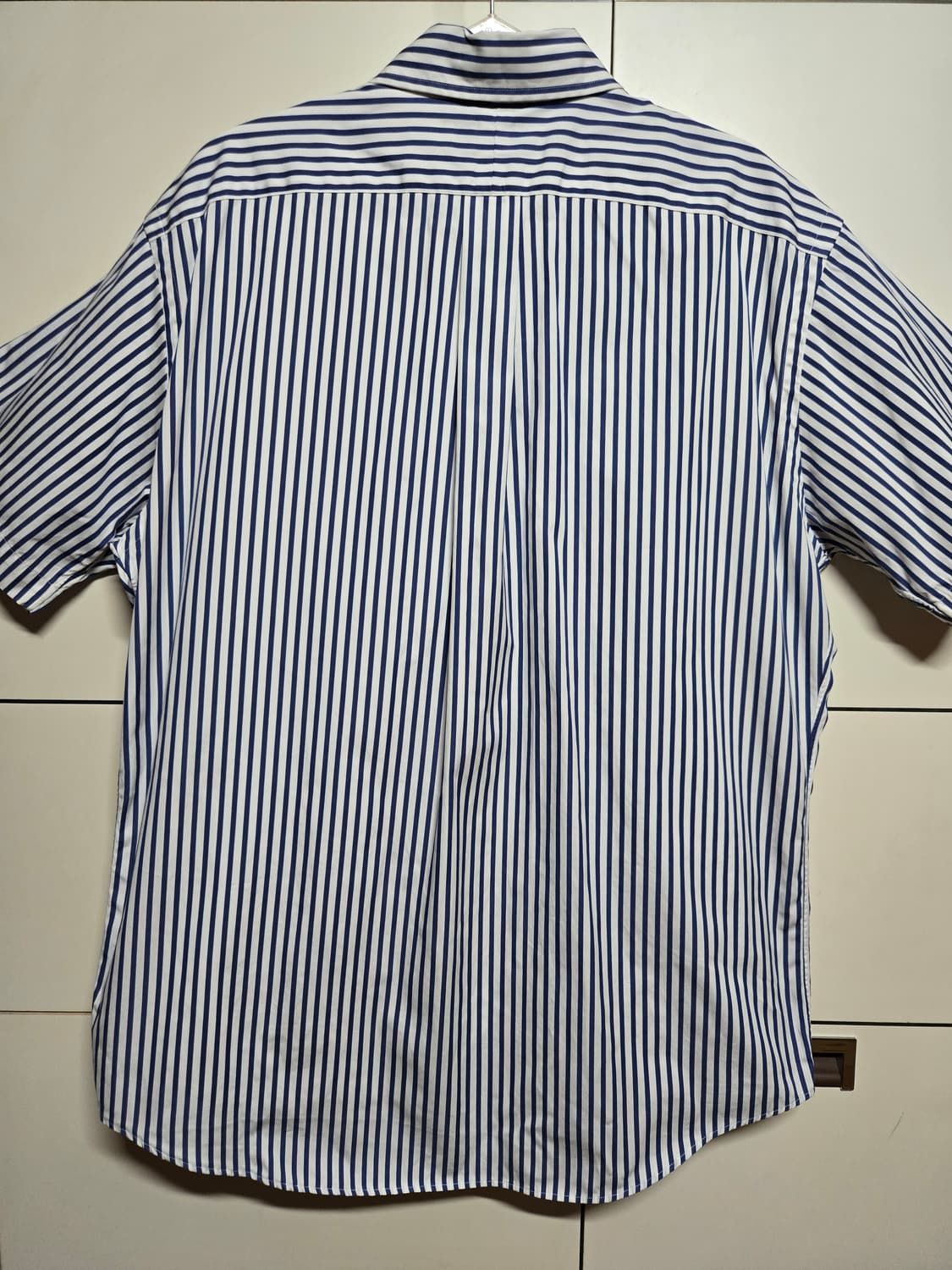 폴로 랄프로렌 남성 정품 블루 스트라이프 반팔 셔츠 상품이미지5