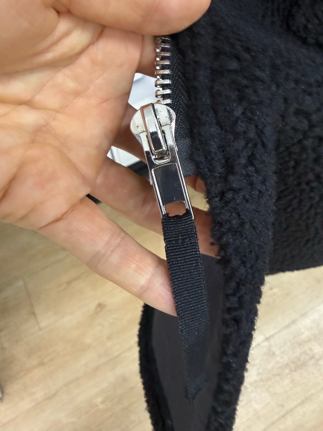 인터섹션 intersection 누빔 퀄팅 뽀글이 집업 코트 점퍼 정품  상품이미지9