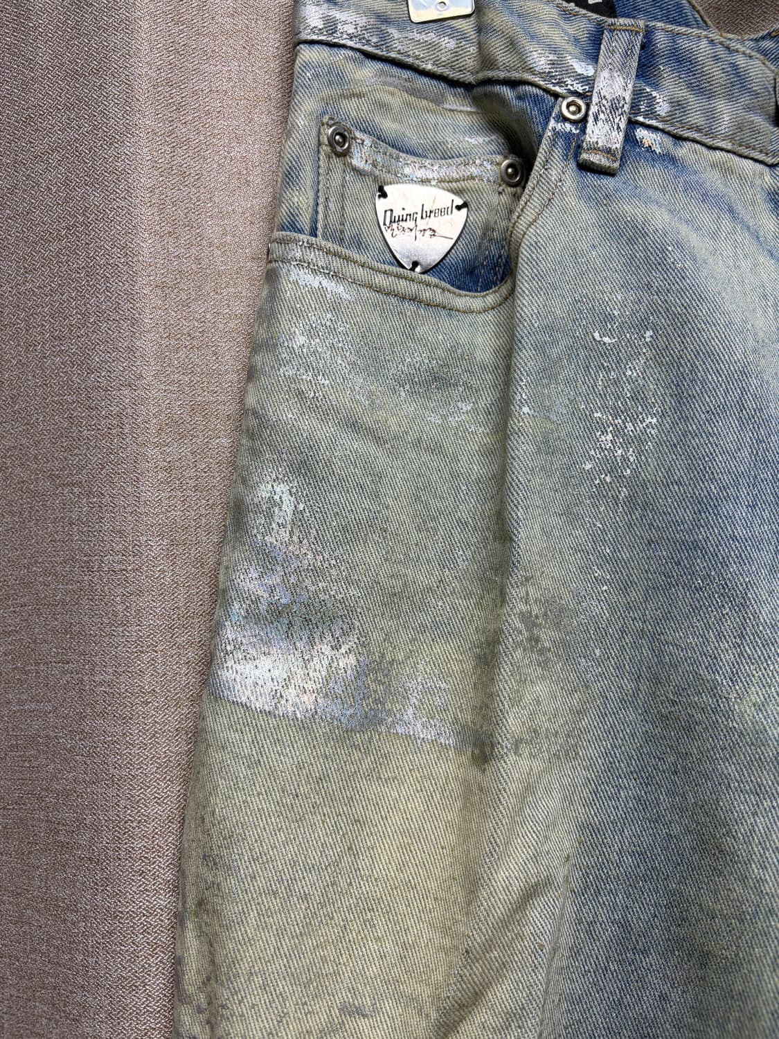 다잉브리드 부츠컷 코팅진 상품이미지3