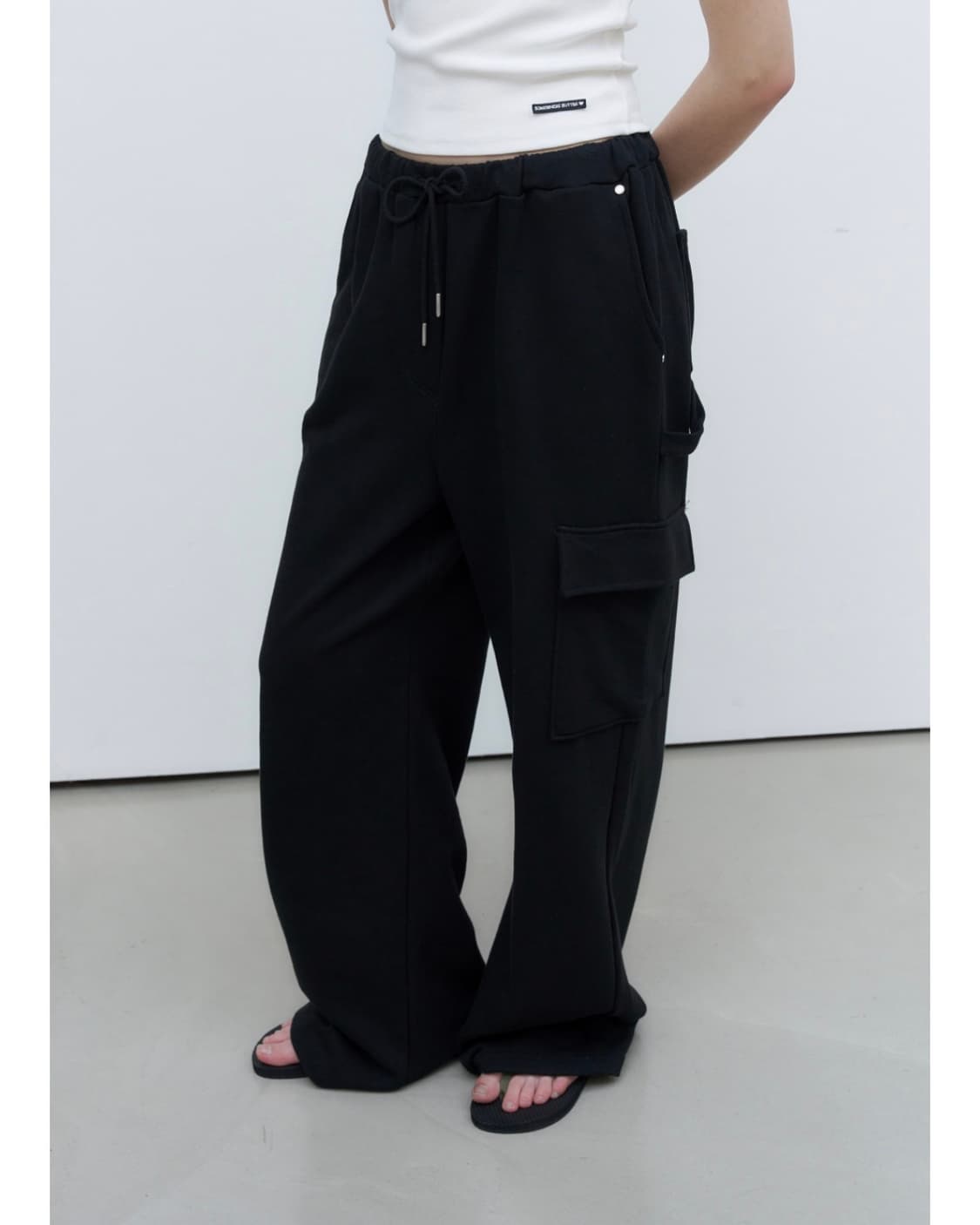 썸웨어버터 스웻팬츠 새상품 기장-3cm 택포 상품이미지1