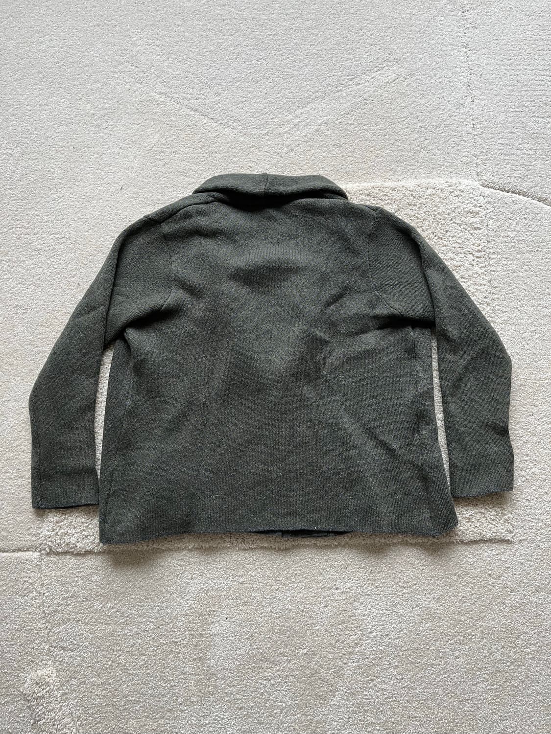 아틀리에 프란세 드 콩페시옹 캐시미어 숄카라 가디건 (100) 상품이미지8