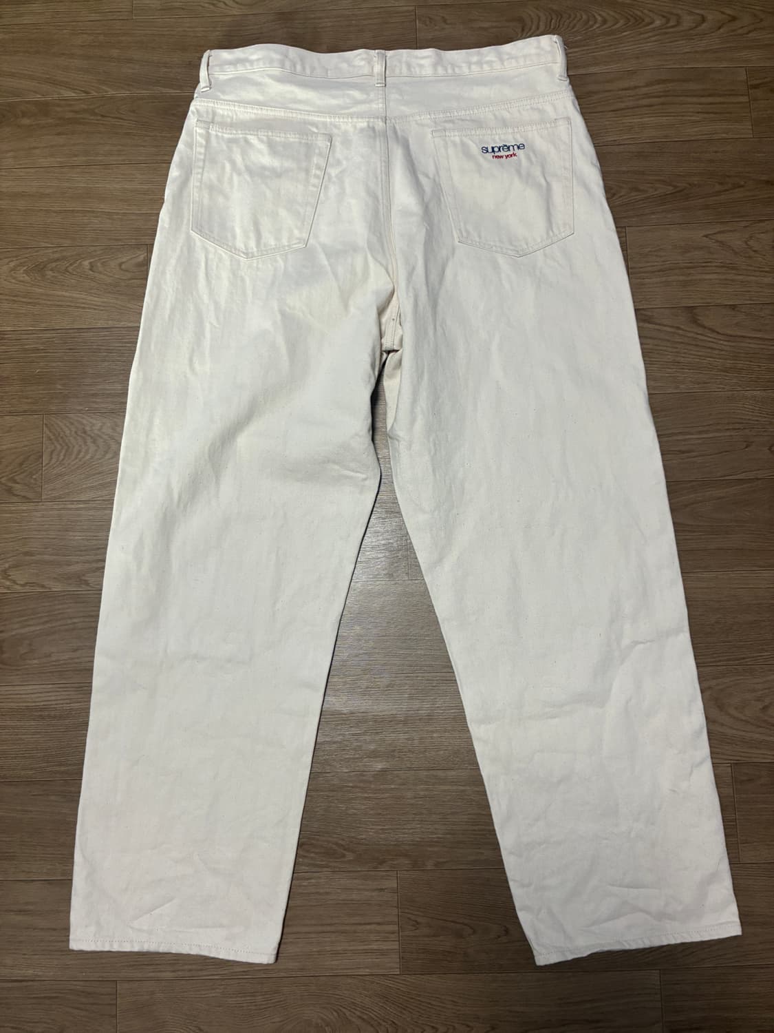 36) 슈프림 배기진 셀비지 데님 내추럴 상품이미지5