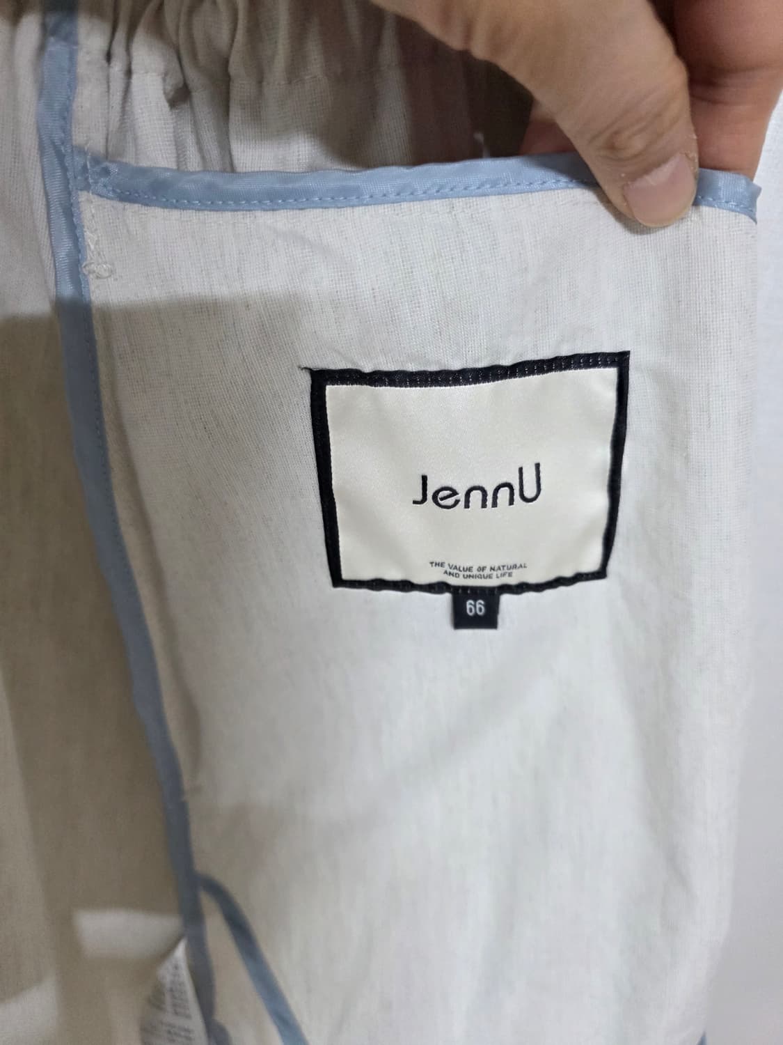 JENNU 면마 자켓 상품이미지5