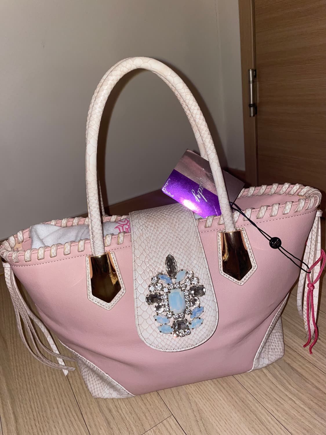 Rady 핑크 쥬얼리 갸루 토트백 상품이미지5
