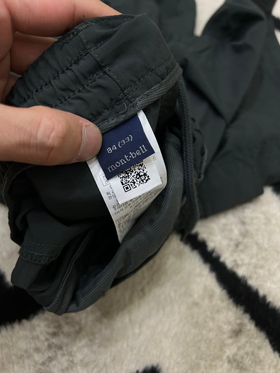 [33]몽벨 나일론 카고 우븐 반바지/짙은카키 상품이미지4