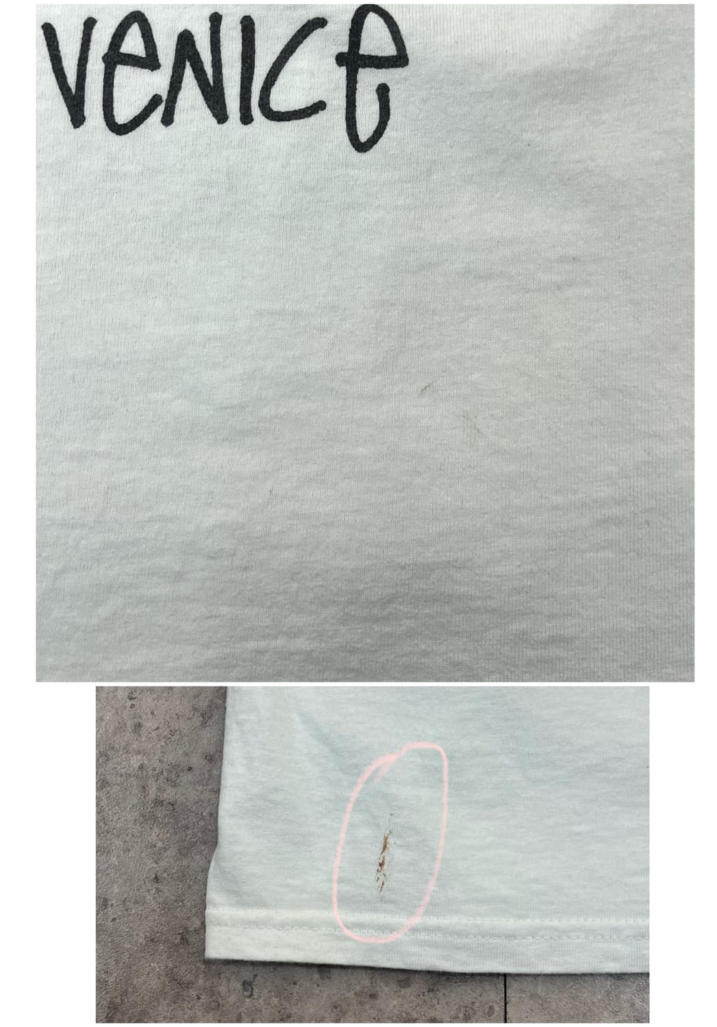 스투시 월드투어 반팔티 화이트 M #csz3936 상품이미지9