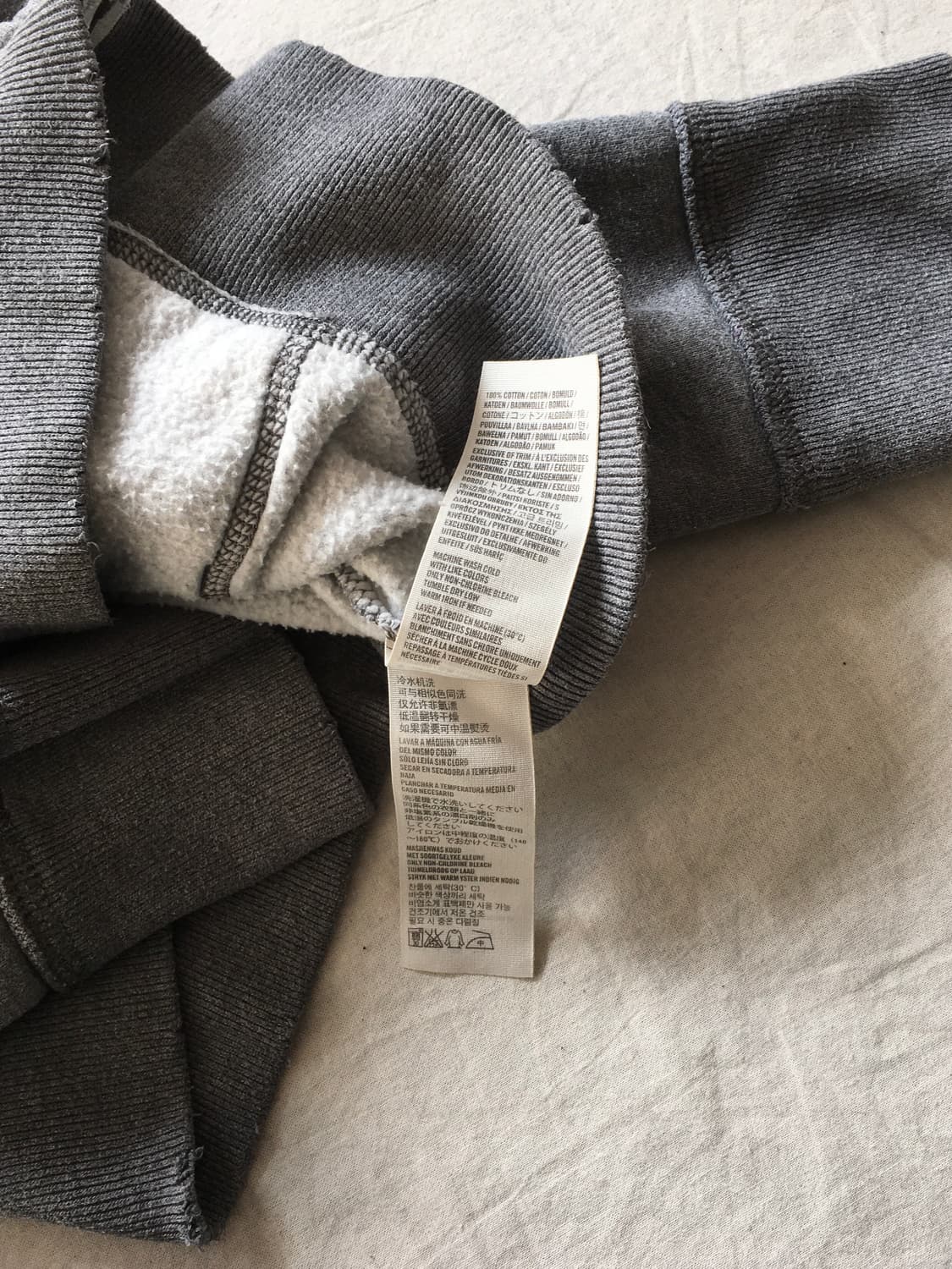 홀리스터 자수패치 로고 후드집업 상품이미지6