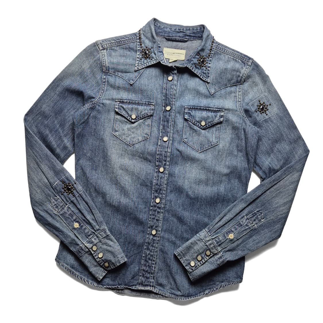 [XS] 폴로 데님앤서플라이 웨스턴 데님셔츠 상품이미지2