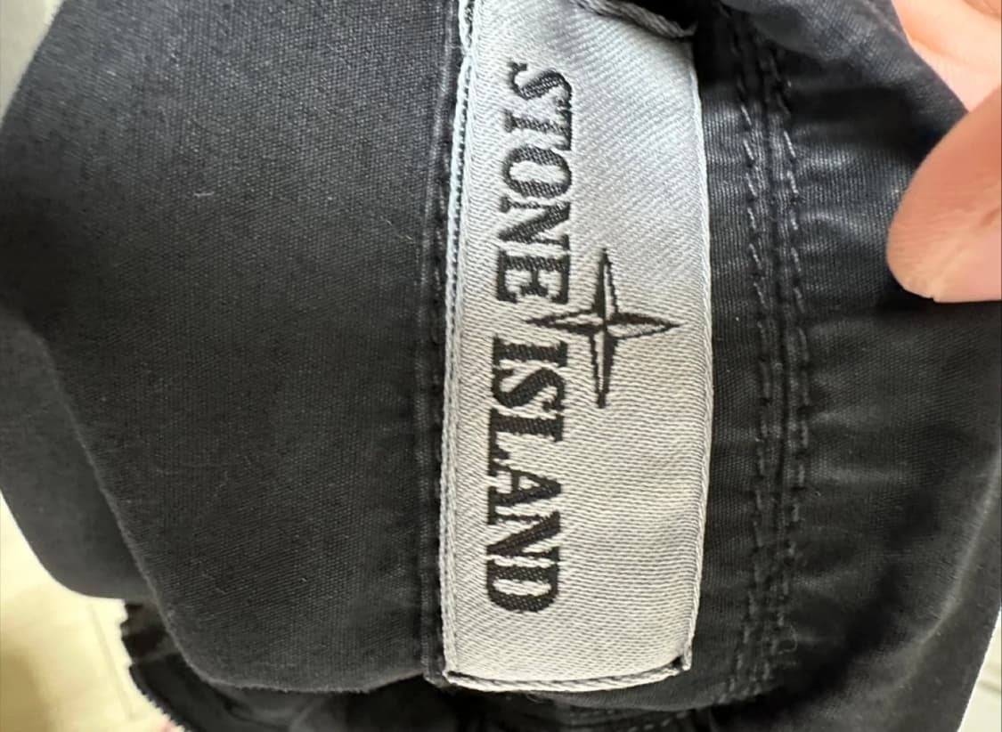 스톤아일랜드 114WN 올드이펙트 오버셔츠 블랙 L 상품이미지5