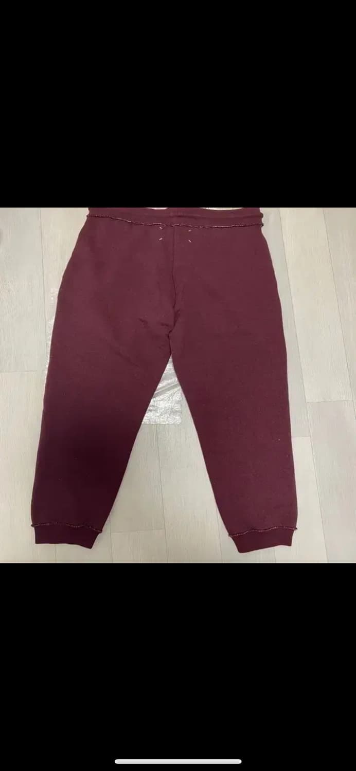 정품 마르지엘라 버건디 스티치 트레이닝바지 조거팬츠 상품이미지2