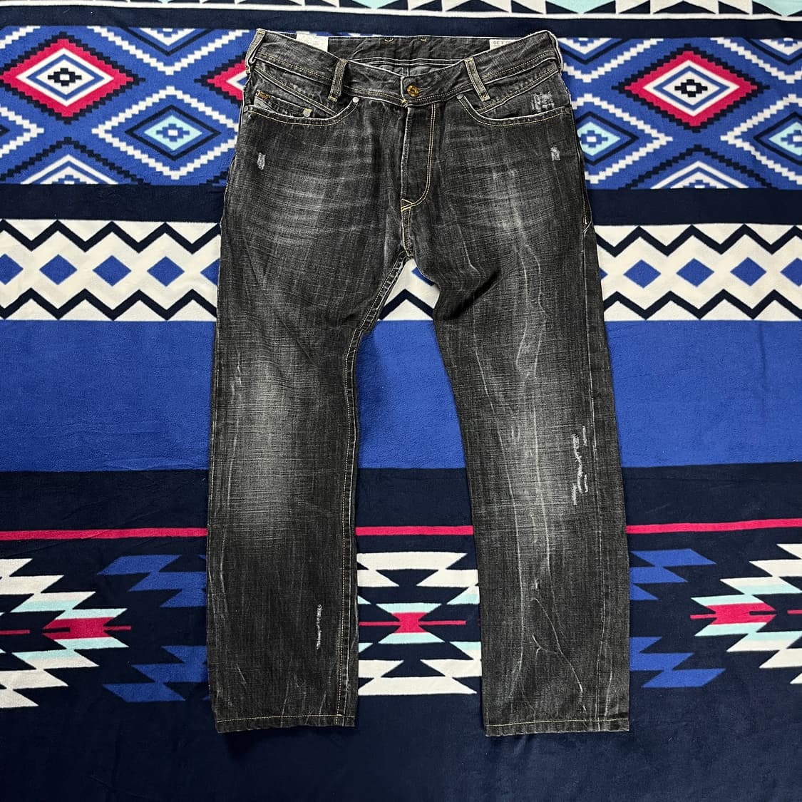 디젤&아디다스 콜라보 데님 팬츠 (실측확인) 상품이미지1