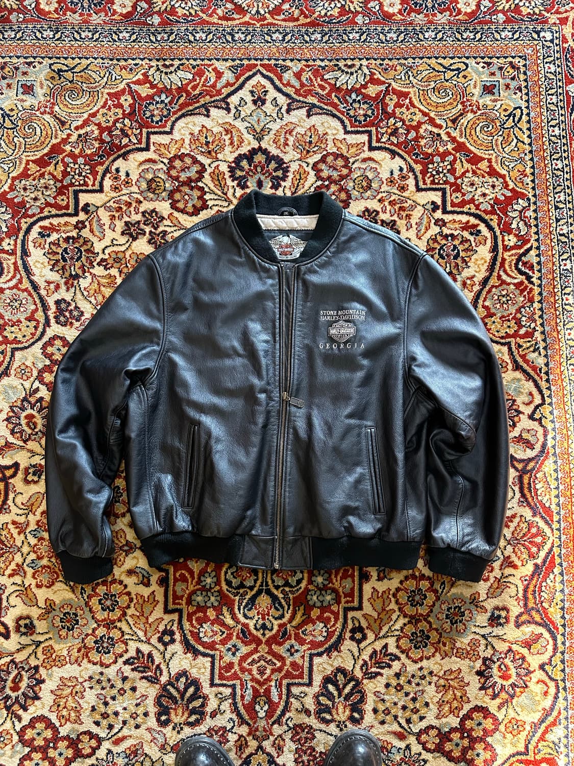 90s Harley-Davidson Leather jacket - XXL 상품이미지1