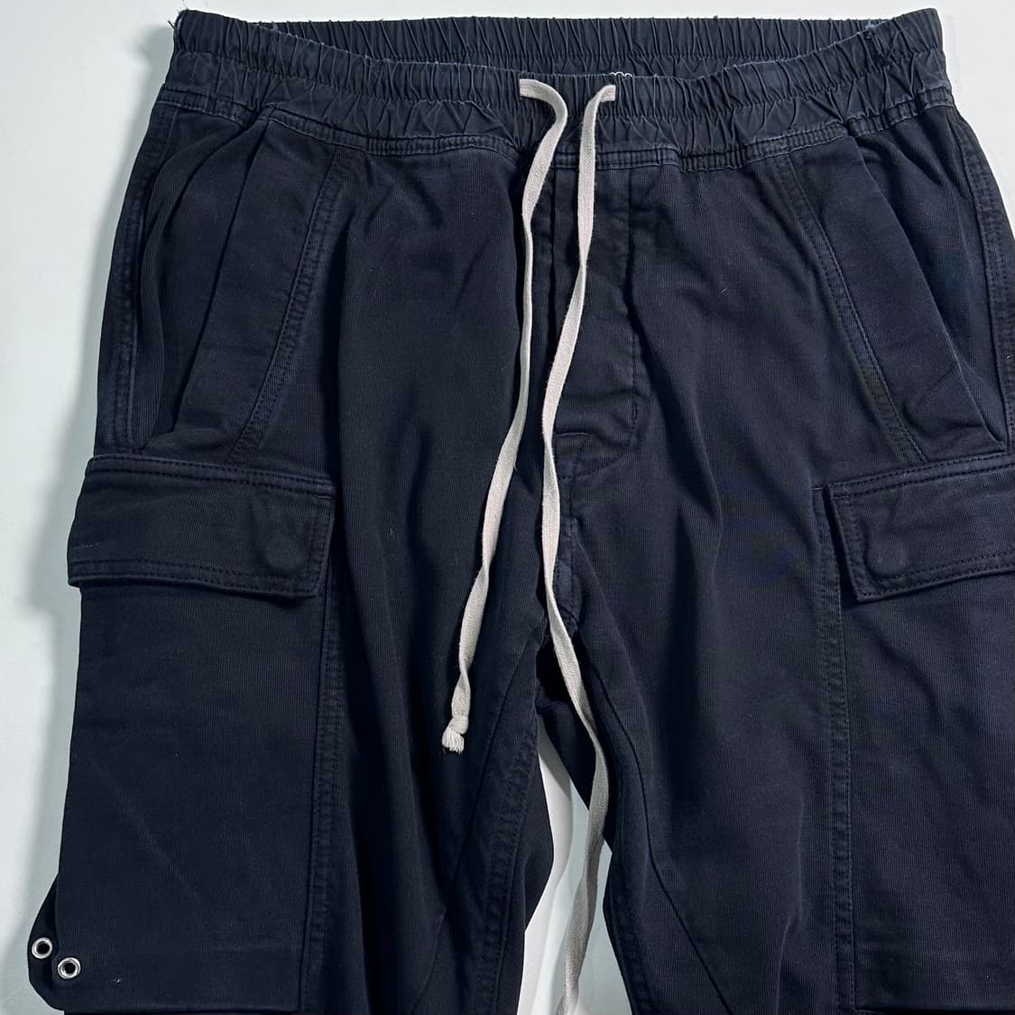 릭 오웬스 블랙 카고 조거 팬츠 상품이미지3