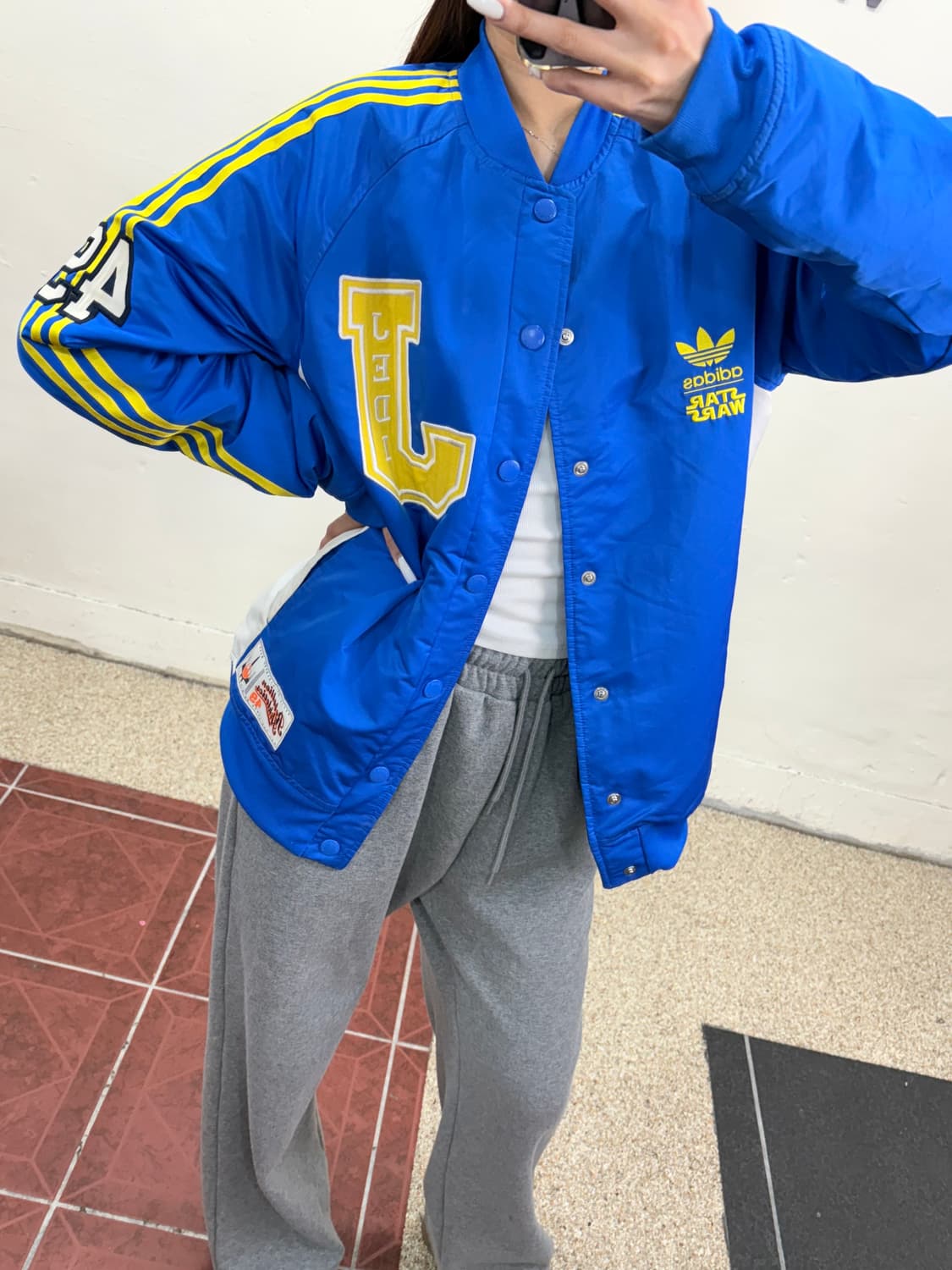 아디다스 스타워즈 블루종 블루 상품이미지1