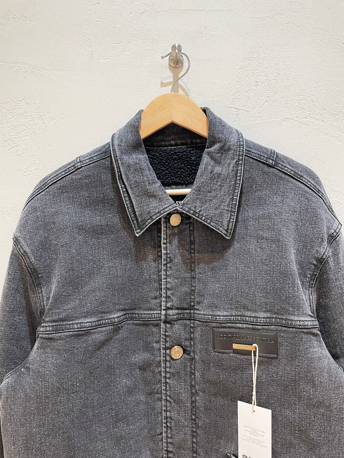 시스템 옴므 21FW 흑청 데님 자켓 A965 상품이미지2