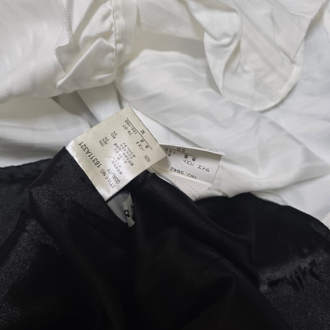 빈티지 긱시크 공겜여주 베스트 조끼 셔츠 세트 상품이미지5