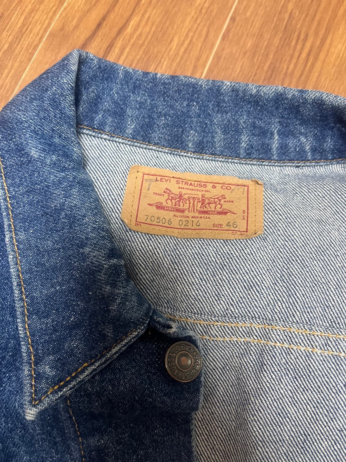 리바이스 빈티지 청자켓 상품이미지4