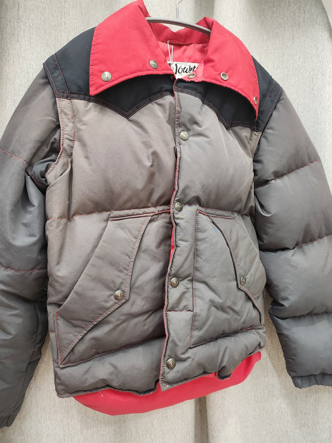 80s down vintage DOWN by SCHOTT 상품이미지5