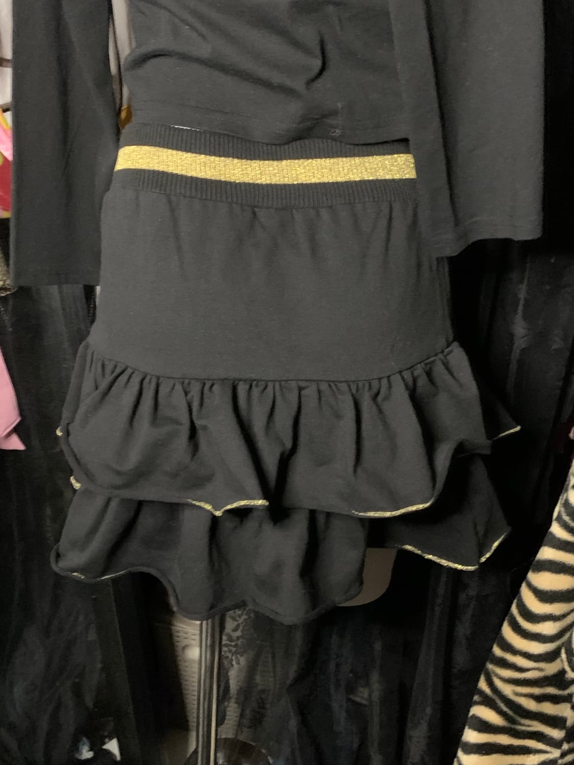 y2k 검골 캉캉 밴딩 스커트 상품이미지3