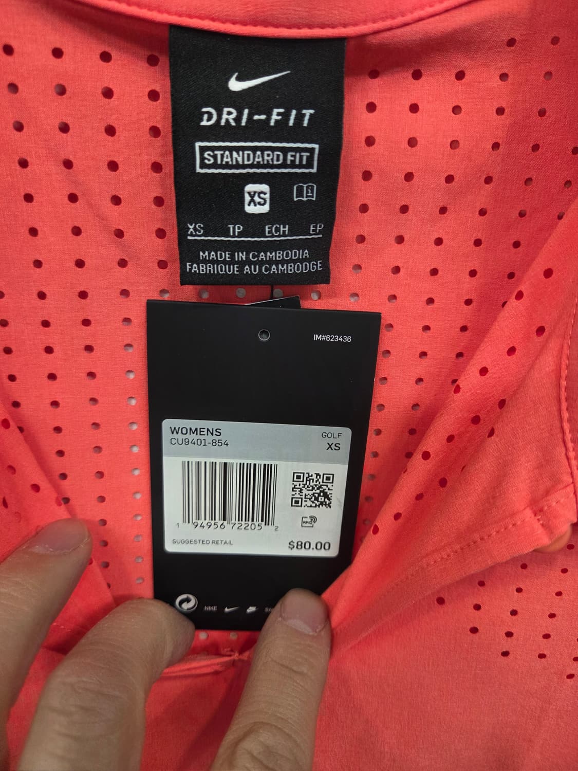 나이키 여성 골프 플렉스 에이스 민소매 카라나시 xs 상품이미지3