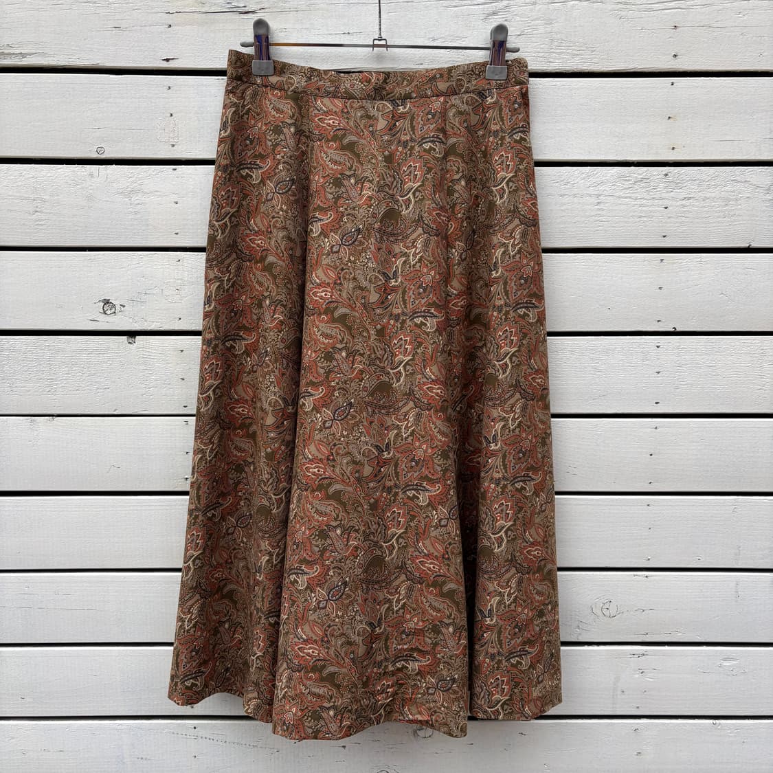 Burberry 90s 버버리 페이즐리 패턴 스커트 상품이미지1
