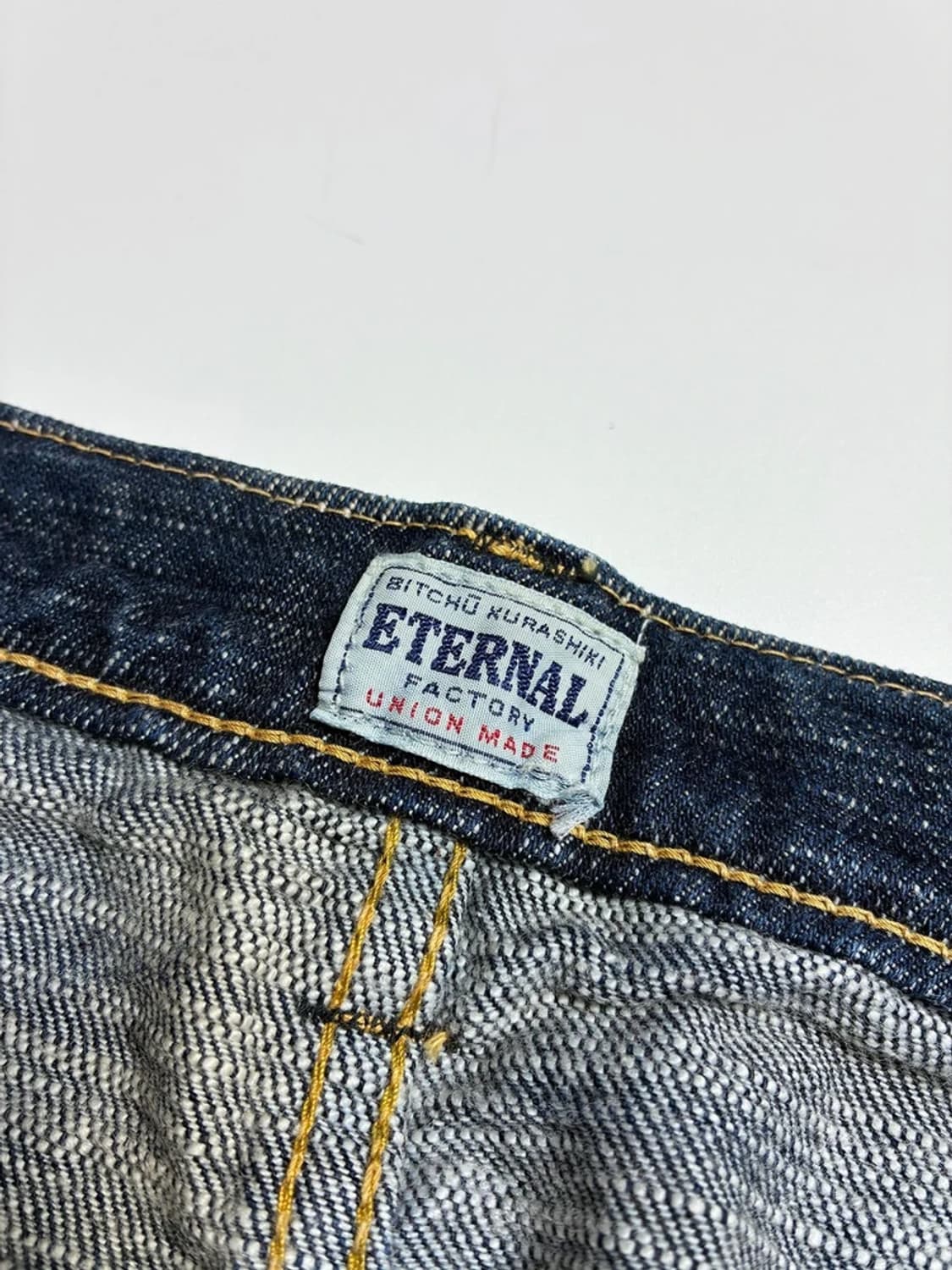 이터널 ETERNAL 재팬 페이딩 워싱 데님 반바지 R1377 상품이미지7